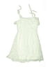 Bebe 100% Polyester Green Ivory Dress Size 14 - photo 2