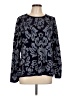 Chico's Paisley Blue Pullover Sweater Size Lg (2) - photo 1