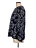 Chico's Paisley Blue Pullover Sweater Size Lg (2) - photo 5