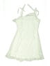 Bebe 100% Polyester Green Ivory Dress Size 14 - photo 1