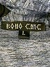 Boho Chic Blue Long Sleeve Turtleneck Size L - photo 7