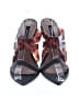 BCBGMAXAZRIA Color Block Orange Black Sandals Size 7 - photo 2