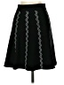 Maje Chevron-herringbone Black Formal Skirt Size Sm (1) - photo 2