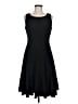 Calvin Klein Solid Black Casual Dress Size 8 - photo 1