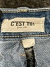 Black Label by C'est Toi Blue Denim Shorts Size S - photo 3