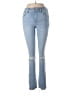 Express Hearts Blue Jeans Size 6 - photo 1