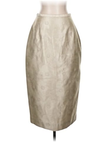 Kay Unger Faux Leather Skirt (view 1)
