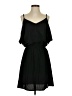 Splendid 100% Viscose Solid Black Casual Dress Size S - photo 1