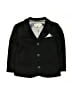 Jean Bourget Solid Black Blazer Size 2 - photo 1