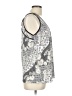 Agenda Silver Black Sleeveless Blouse Size L - photo 4