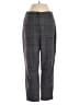 MNG Suit Plaid Gray Casual Pants Size 4 - photo 1