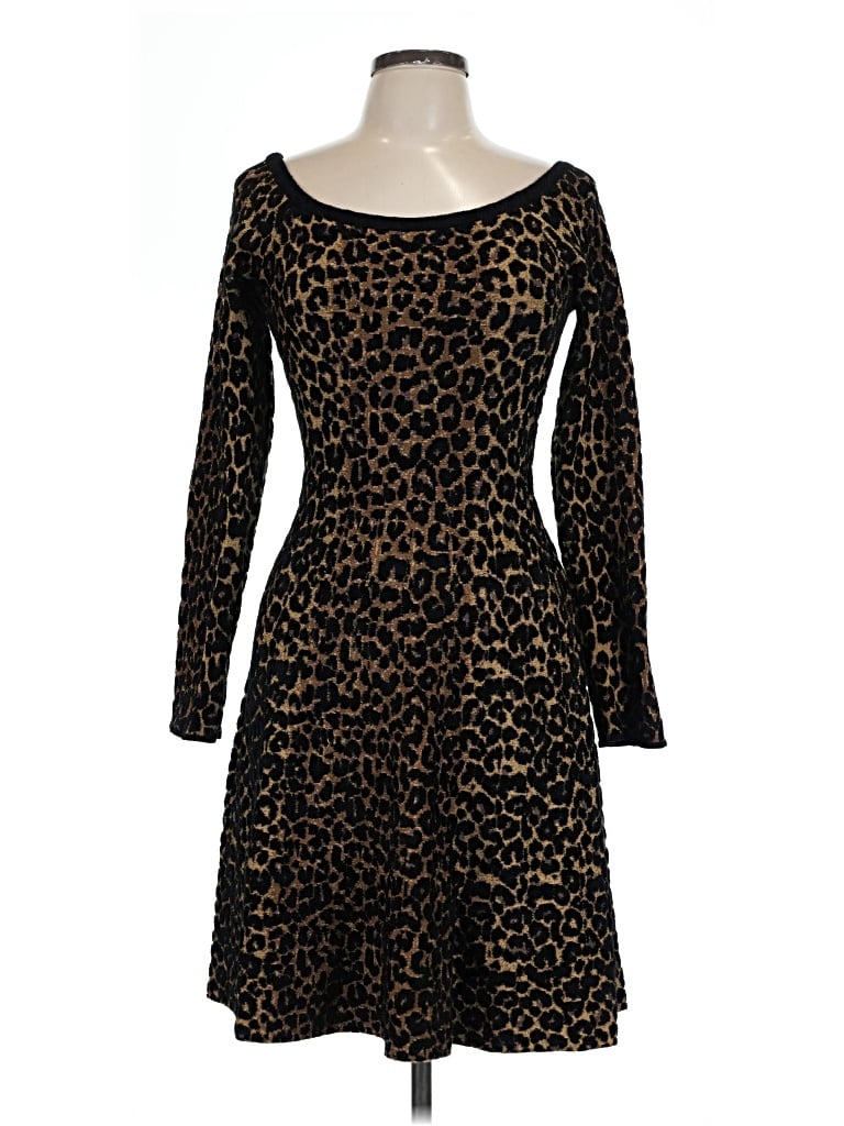 Pre-owned Ronny Kobo Casual Dress In Brown