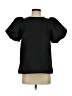 Pomander Place 100% Polyester Black Short Sleeve Blouse Size S - photo 1