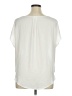 Lush 100% Polyester Ivory Short Sleeve Top Size XL - photo 2