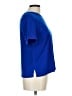 The Tog Shop 100% Polyester Blue Short Sleeve Top Size 10 (petite) - photo 4