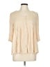 Jodifl 100% Rayon Ivory 3/4 Sleeve Blouse Size L - photo 1