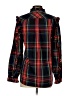 J.Crew Plaid Black Long Sleeve Blouse Size S - photo 2