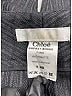 Chloé 100% Wool Chevron-herringbone Black Gray Wool Pants Size EU (FR) 40 / US 8 - photo 6