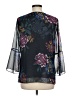 CAbi 100% Polyester Black 3/4 Sleeve Blouse Size M - photo 2