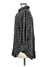 Something Navy 100% Viscose Plaid Gray 3/4 Sleeve Button-Down Shirt Size M - photo 5