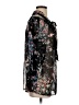 Bellatrix 100% Polyester Floral Black 3/4 Sleeve Blouse Size S - photo 4