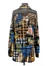 Attitudes by Renee Color Block Brown Long Sleeve Blouse Size S - photo 2