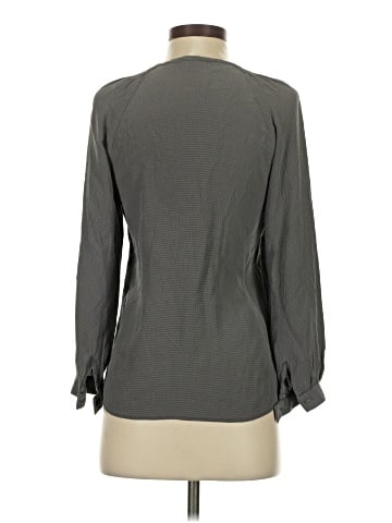 Tucker Long Sleeve Silk Top (view 2)