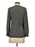 Tucker 100% Silk Gray Long Sleeve Silk Top Size P (petite) - photo 2