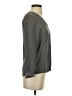 Tucker 100% Silk Gray Long Sleeve Silk Top Size P (petite) - photo 4