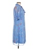 DKNY 100% Polyester Blue Casual Dress Size 8 - photo 4