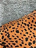 Solutions Animal Print Brown Long Sleeve Blouse Size S - photo 8