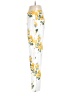 LPA Floral Yellow Casual Pants Size S - photo 5