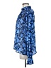 French Connection 100% Polyester Blue Long Sleeve Blouse Size 8 - photo 5