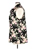 Andree by UNIT 100% Polyester Floral Black Sleeveless Blouse Size 1X - photo 5
