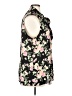 Andree by UNIT 100% Polyester Floral Black Sleeveless Blouse Size 1X - photo 4