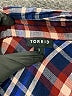 Torrid Plaid Blue Long Sleeve Button-Down Shirt Size 3X Plus (3) - photo 4