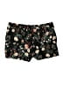 Pink Rose Floral Black Shorts Size XL - photo 2
