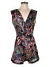Material Girl 100% Polyester Paisley Black Romper Size S - photo 1