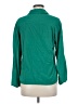 Max Studio 100% Rayon Green 3/4 Sleeve Button-Down Shirt Size M - photo 2