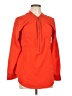 Calvin Klein 100% Polyester Orange Long Sleeve Blouse Size L - photo 1