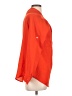 Calvin Klein 100% Polyester Orange Long Sleeve Blouse Size L - photo 4