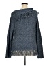 Crystal-Kobe Tweed Blue Pullover Sweater Size XL - photo 2