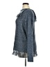 Crystal-Kobe Tweed Blue Pullover Sweater Size XL - photo 5