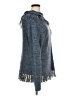 Crystal-Kobe Tweed Blue Pullover Sweater Size XL - photo 4