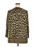 wonderly 100% Rayon Animal Print Brown Green Pullover Sweater Size XXL - photo 2