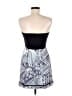 Hype Graphic Blue Cocktail Dress Size 6 - photo 2
