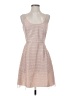 SB Metallic Tan Cocktail Dress Size 2 - photo 1
