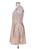SB Metallic Tan Cocktail Dress Size 2 - photo 5