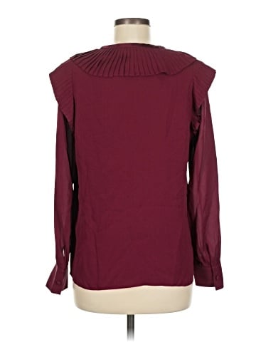 Tory Burch Long Sleeve Silk Top (view 2)