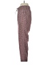 J.Crew 100% Polyester Print Burgundy Casual Pants Size 2 - photo 5